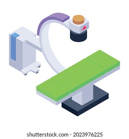 Download This Premium Isometric Icon Of C Arm Machine 