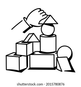 Download this premium quality doodle illustration of services 