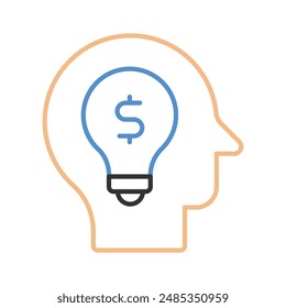 Download this premium vector of Business Idea in editable style, ready to use icon