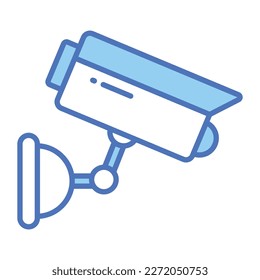Download this premium vector of CCTV, security camera icon