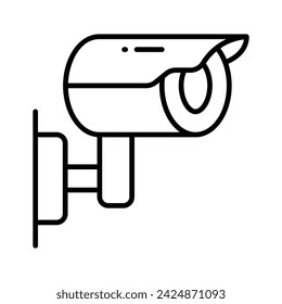 Download this premium vector of CCTV, security camera icon