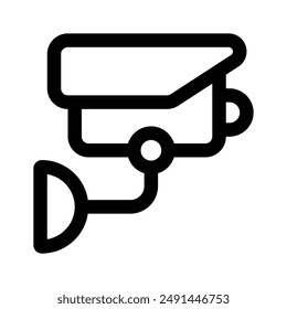 Download Diese Premium-Vektorgrafik von CCTV, Sicherheitskamera-Symbol