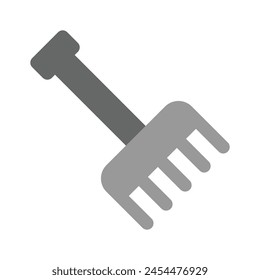 Download this premium vector of Garden Rake in editable style, ready to use icon