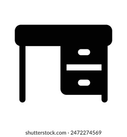 Download this premium vector of Study table in editable style, ready to use icon