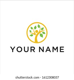 download tree vector logo graphic abstract modern