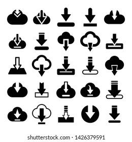 download, update and save icons set