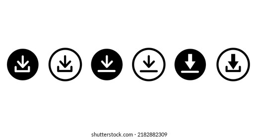 Download and upload arrow vector icons in different formats, vector illustration, vector flat icons.