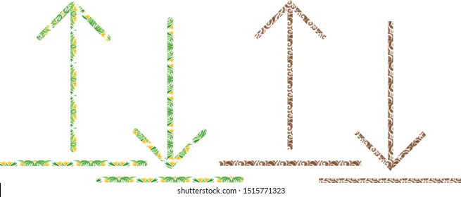 Download and upload arrows vector icon design