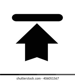 Download Upload Button Icon Illustration design