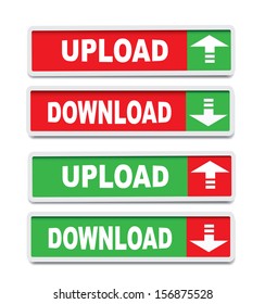 Download and upload buttons