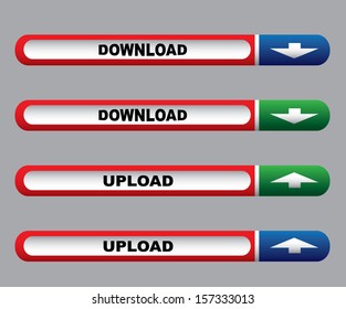 Download and upload buttons