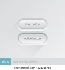 Download and upload buttons user interface