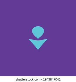  Descargar o cargar un icono plano. Símbolo de fondo de arrastrar y soltar estilo sencillo. botón Adjunto. Elemento de diseño de logotipo. Impresión de camisetas. eps10. Vector para pegatinas.