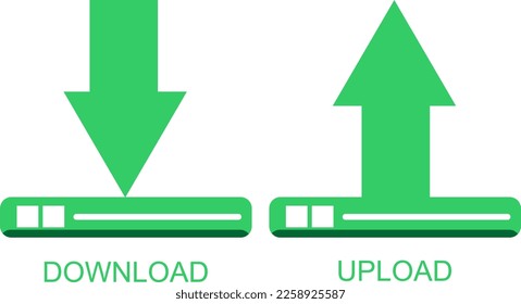 Download and Upload Icon for element design