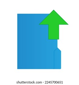 Descargar icono de carga e icono de carpeta aislados en fondo blanco