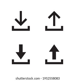 Download Upload Icon Vector Load Symbol