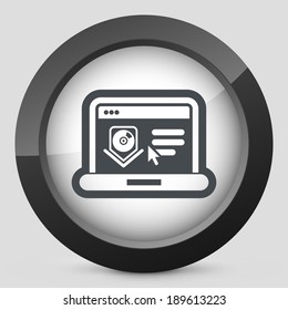 Download or upload page icon