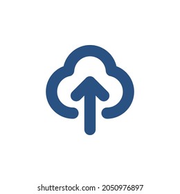 Download, upload simple outline icon.