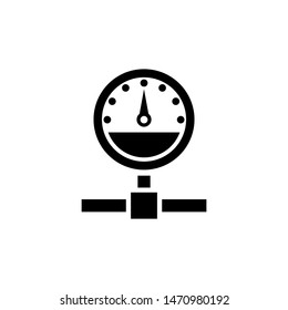 Download Upload Speed, Internet Test. Flat Vector Icon illustration. Simple black symbol on white background. Download Upload Speed, Internet Test sign design template for web and mobile UI element
