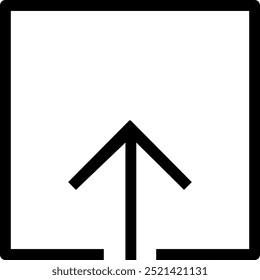 baixar upload Symbol Sign Info Ícone Silhoiette Simple Illustration