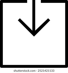 baixar upload Symbol Sign Info Ícone Silhoiette Simple Illustration