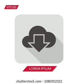 Download upload vector icon