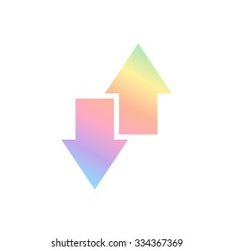 download and upload -  vector icon