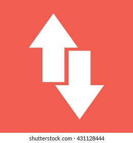 Download upload vector icon