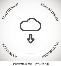 Download and upload vector icon. Flat sign for mobile concept and web design. Download and upload vector icon with arrow up and down simple solidDownload and upload vector icon