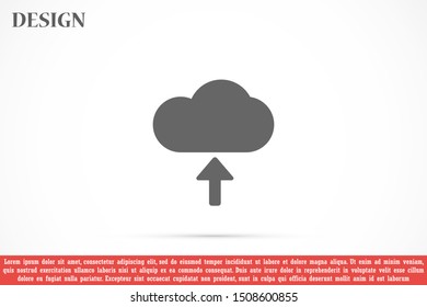 Download and upload vector icon. Flat sign for mobile concept and web design. Download and upload vector icon with arrow up and down simple solidDownload and upload vector icon