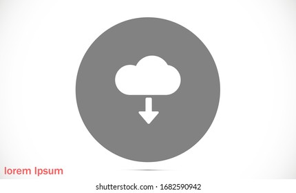 Laden Sie das Symbol Vektorillustration herunter und laden Sie es hoch. Flaches Schild für mobiles Konzept und Webdesign. Vektorillustration-Symbol herunterladen und hochladen mit dem Pfeil nach oben und unten auf einfachem solidDownload und Upload Vektorillustration Symbol