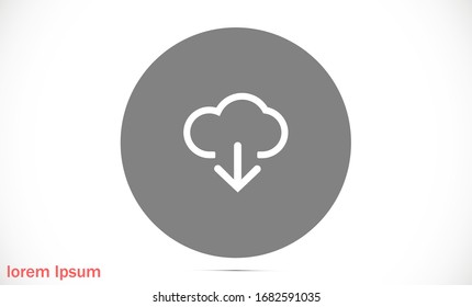 Icono de vector de descarga y carga. Signo plano para concepto móvil y diseño web. Descargar y cargar icono vectorial con flecha hacia arriba y abajo simple sólidoDescargar y cargar icono vectorial