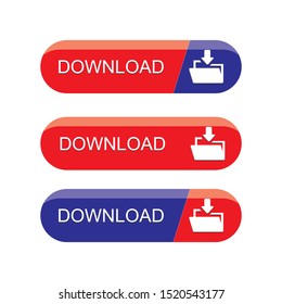 Download vector button, This design full editable eps