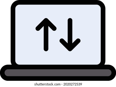 download vector colour line icon