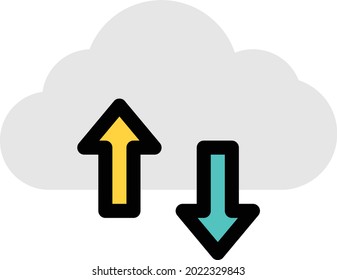 download vector colour line icon