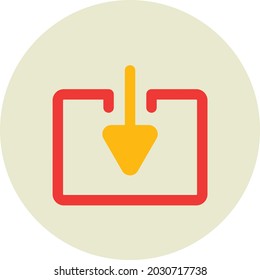 Download Vector Flat Circle Icon
