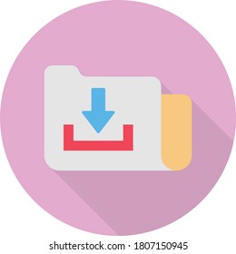 Vektorflachfarbensymbol herunterladen 