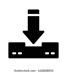 download vector glyph flat icon 