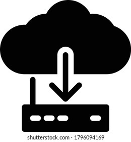 download vector glyph flat icon 