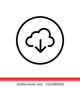 Download vector icon
