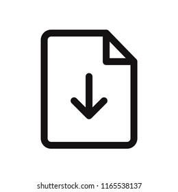 Download vector icon