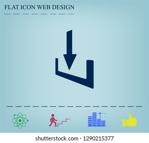 Download - vector icon 