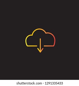 Download vector icon