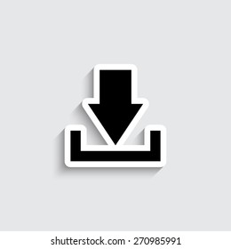 Download - vector icon