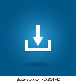 Download - vector icon 