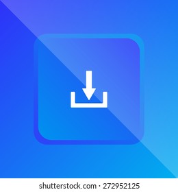 Download - vector icon 