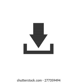 Download  - vector icon