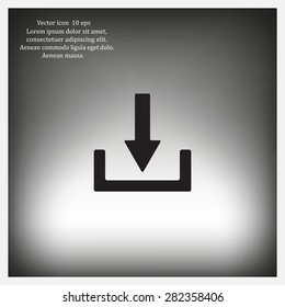 Download - vector icon 