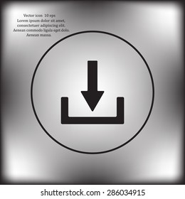 Download - vector icon 