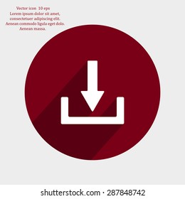 Download - vector icon 